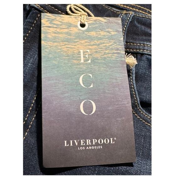 NEW Liverpool Men's Relaxed Straight Jeans Blue Size 30x34‎ Mid-Rise Stretch - Picture 6 of 9